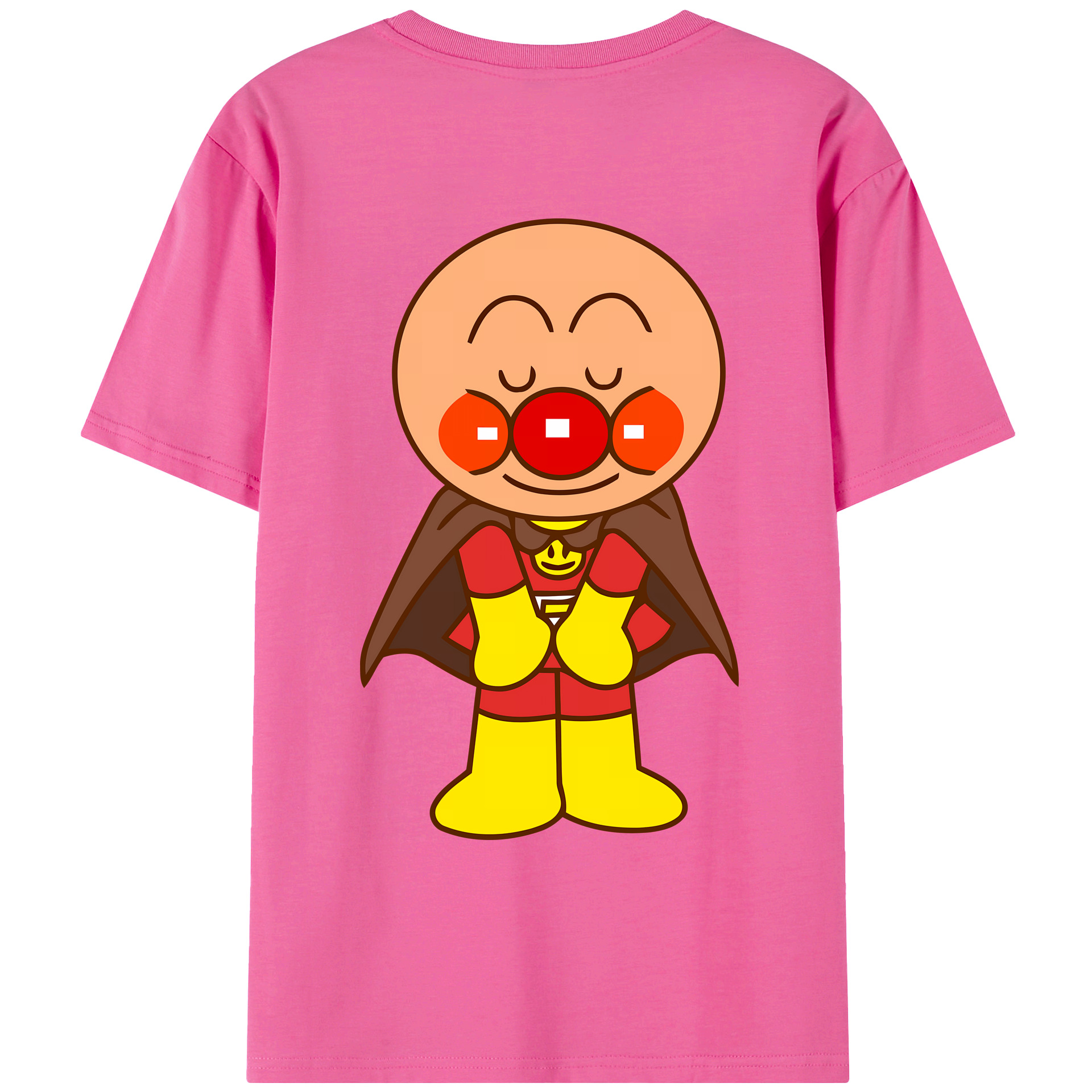 （画像用） アンパンマン Anpanman レディース半袖Tシャツ(バックプリント)